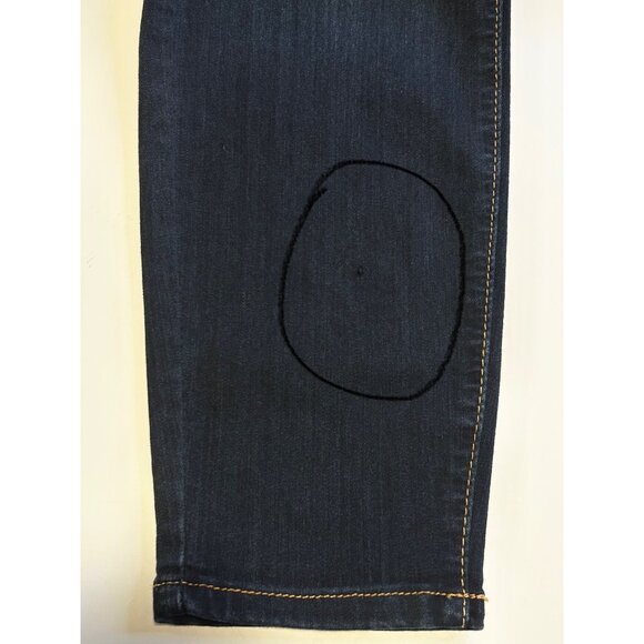 Molly and Isadora Women's size 16W Ankle Skinny Blue Jeans - Picture 5 of 14
